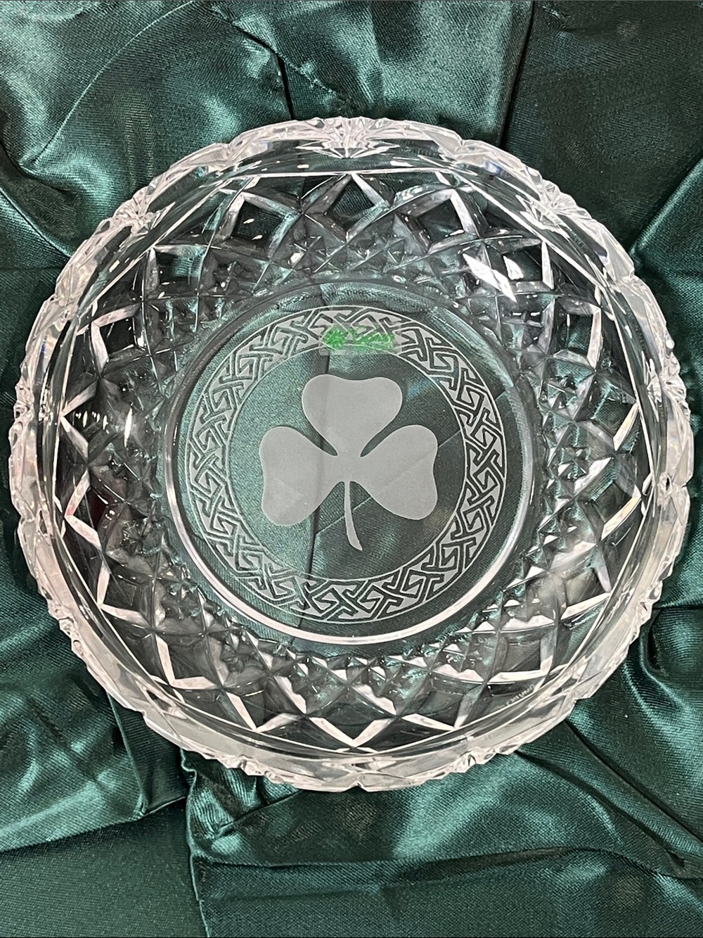 NIB Vintage Gelway Genuine Irish Crystal Bowl